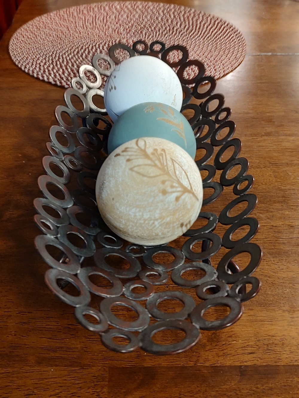 Decorative Metal Bowl